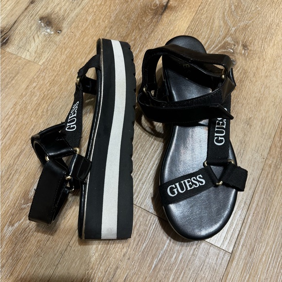 Guess Platform Sandals - Picture 1 of 5
